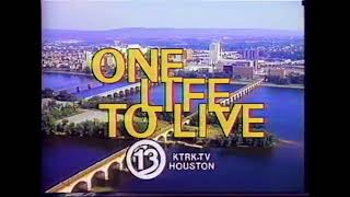 KTRK (ABC) One Life to Live Bumper 1988