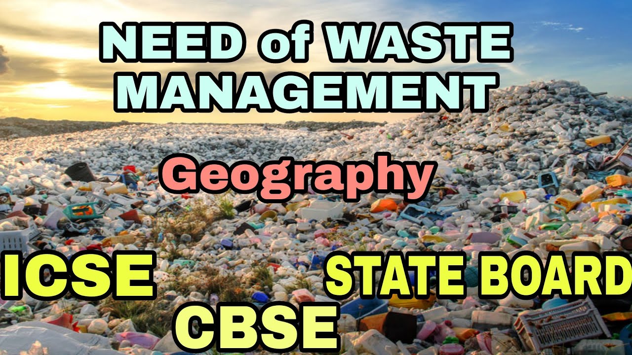 geography project on waste management for class 10