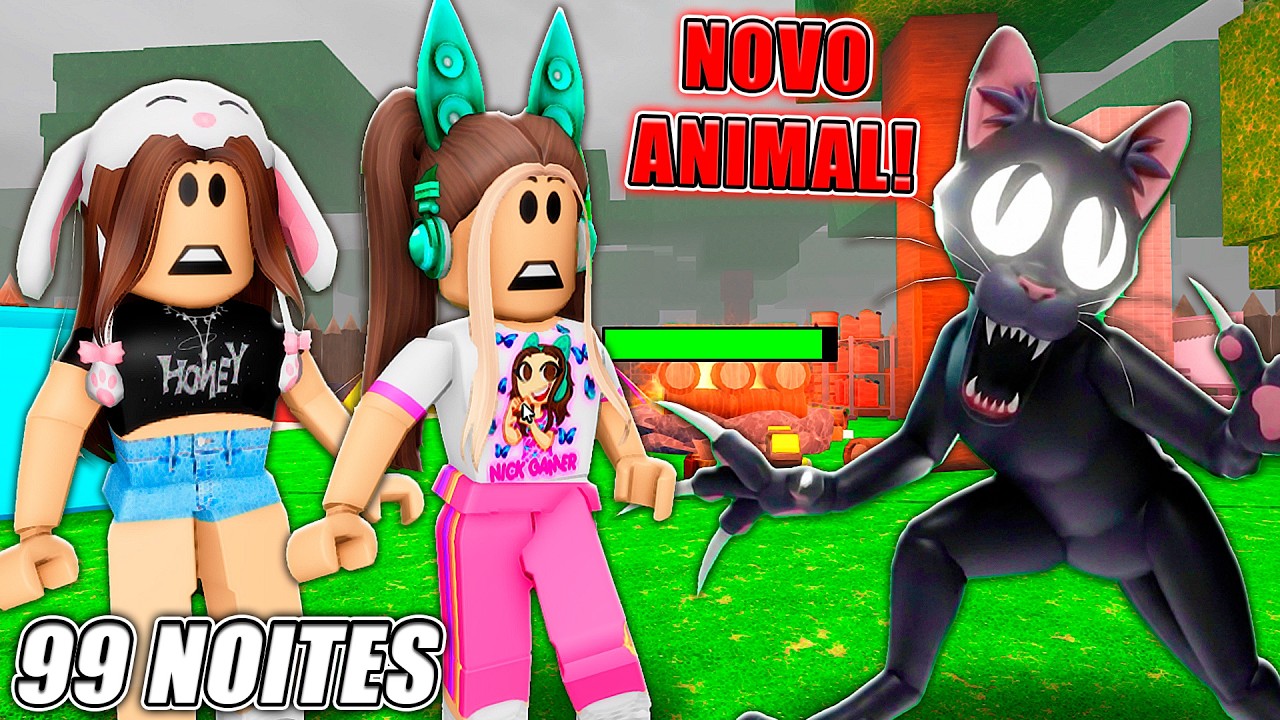 NOVO ANIMAL NA ATUALIZAÇÃO DO 99 NOITES NA FLORESTA - Roblox