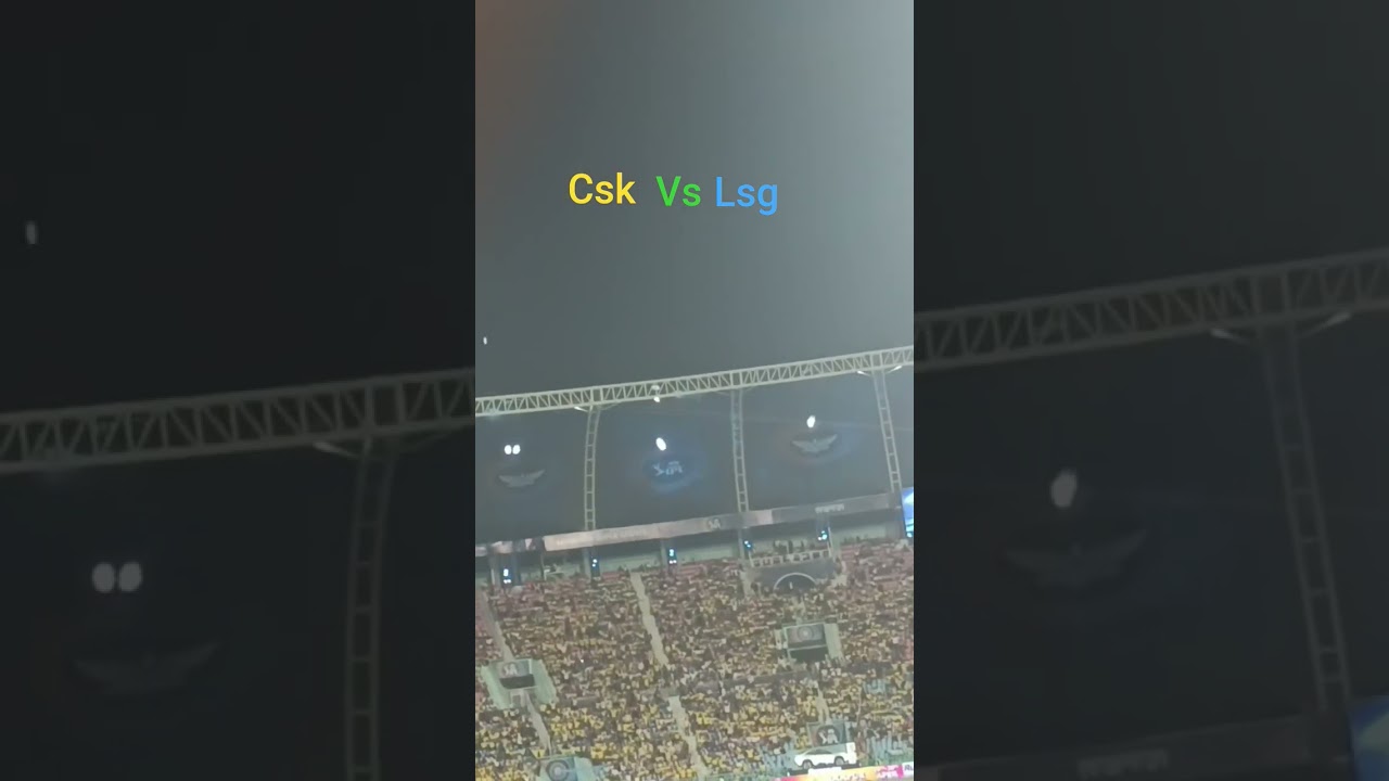 Csk vs Lsg. live match. 
