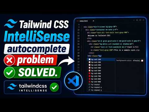 How to Fix Tailwind CSS Intellisense Autocomplete Not Working in VS Code