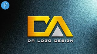 D A Logo Design How To Make Professional Logo In Pixellab Pixellab Logo Design Abduke Design