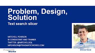 Text Search Slicer