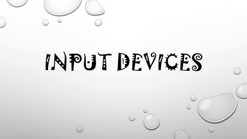 INPUT DEVICES
