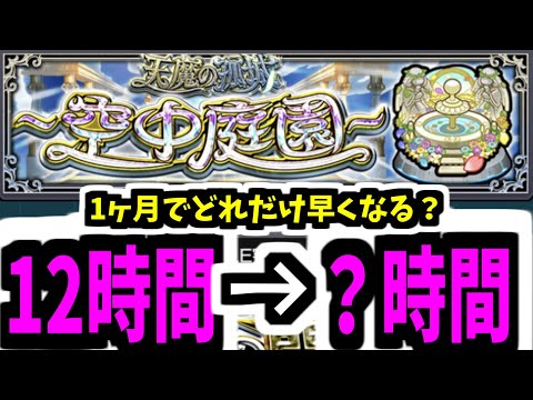 初めての空中庭園は12時間かかったけど2回目は何時間で勝てる？【モンスト】