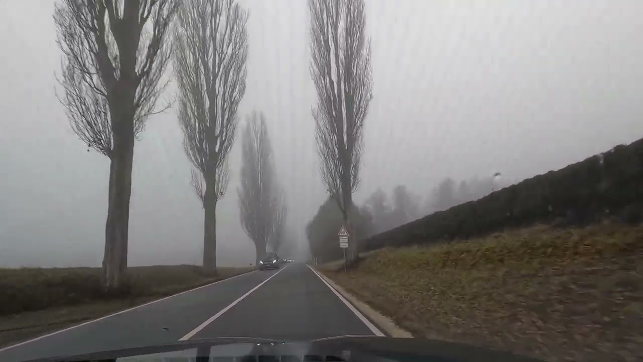 Autumn Road Trip in Germany • Relaxing POV Drive with Real Car Ambience | 4K