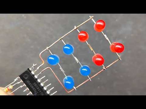 Amazing LED Flasher Circuit using CD4060 IC | Simple Electronics Project