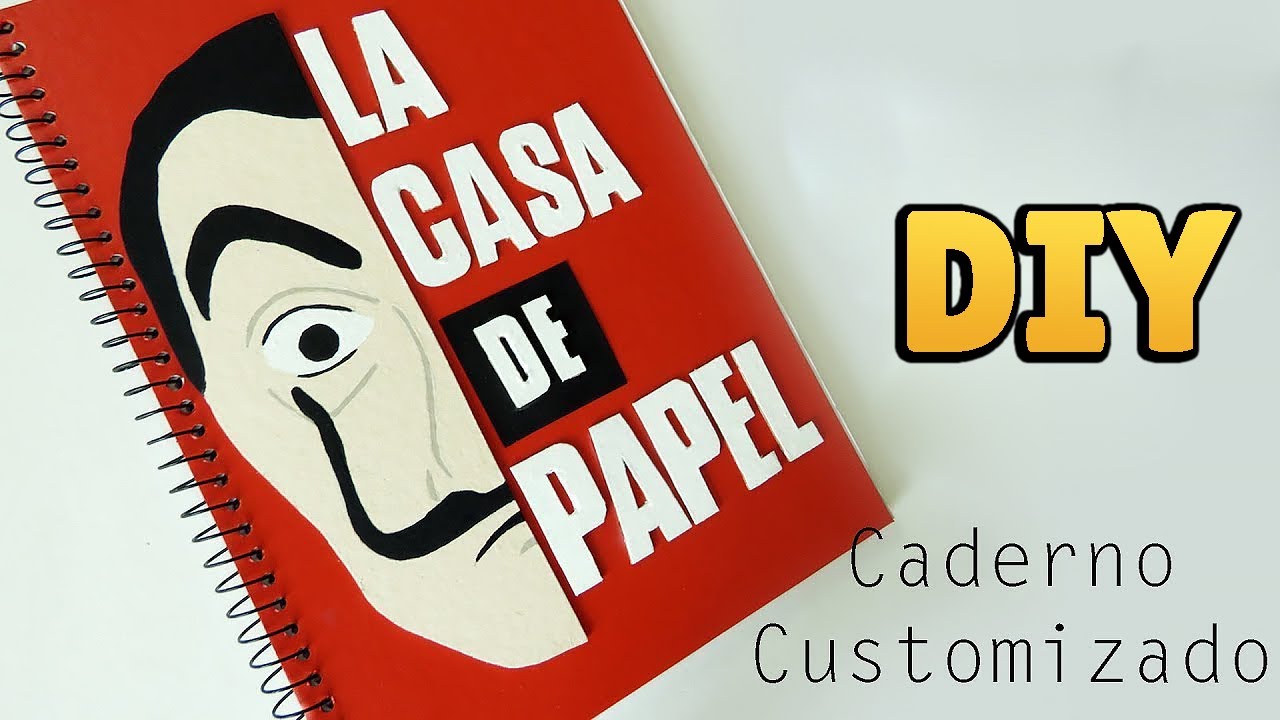 DIY: Como Fazer um Caderno LA CASA DE PAPEL 