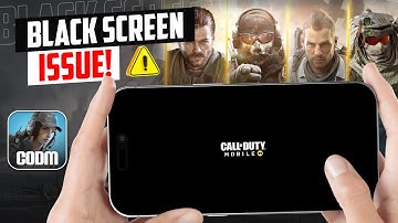 How to Fix Call of Duty Black Screen on iPhone | COD Black Screen Problem