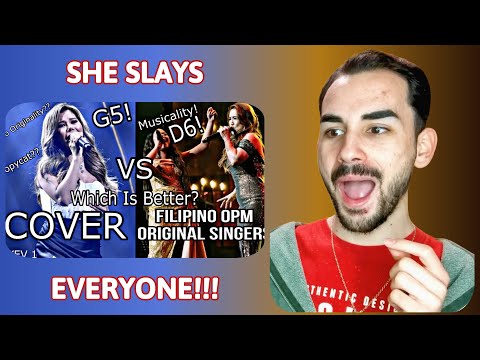 Vocal Battle: Katrina's Cover VS Original (Hardest Filipino Climaxes) | Reaction