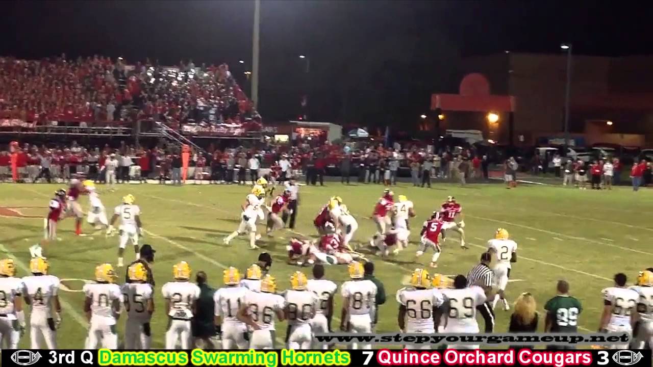 9/19/2014 Damascus 19, Quince Orchard 11 YouTube