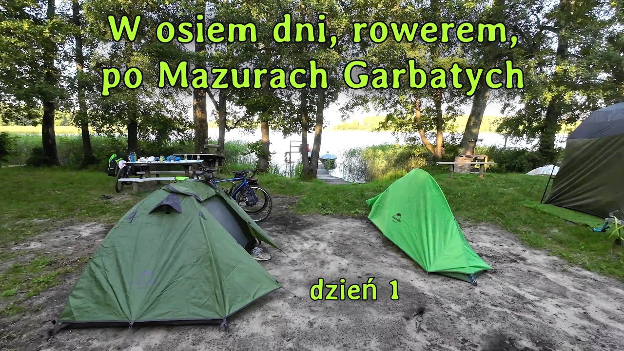 Mazury Garbate, rowerem. Dzień 1. Po MPR, wzdłuż Śniardw.