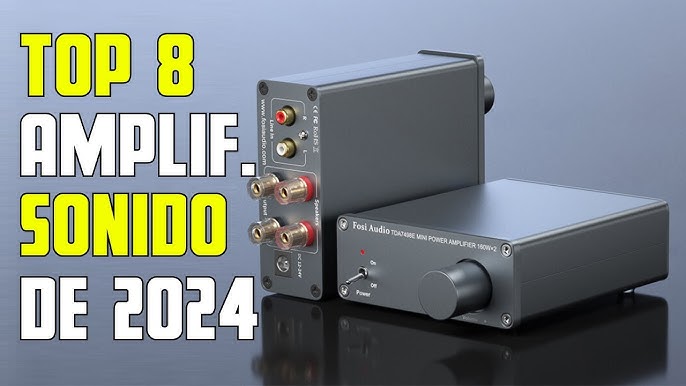 Amplificador De Potencia De Sonido Fosi Audio TB10D + Parlantes