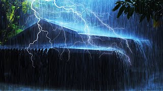 Escape the Stress of the Day with Tropical Rain & Thunder Sounds  for Stress Relief & Sleep