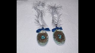 DIY~Sweet Vintage Birds Nest Spoon Ornament! Some D.T. Materials!