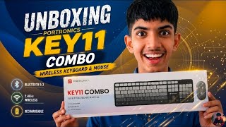 Unboxing Portronics KEY11 Combo😱 Best Budget Wireless Keyboard & Mouse?