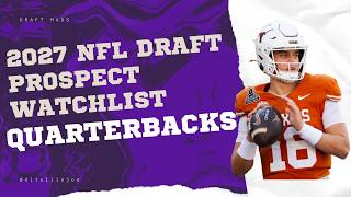 2027 NFL Draft Prospect Watchlist: Quarterbacks