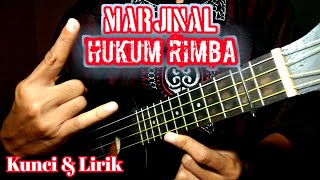 MARJINAL - HUKUM RIMBA (Kunci - Lirik) Cover kentrung ukulele By Bang Zaki