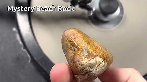 Polishing a Mystery Beach Rock!