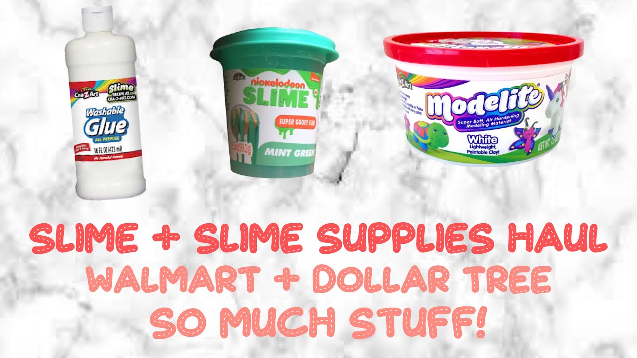 *Huge* slime supplies haul! Walmart and more!