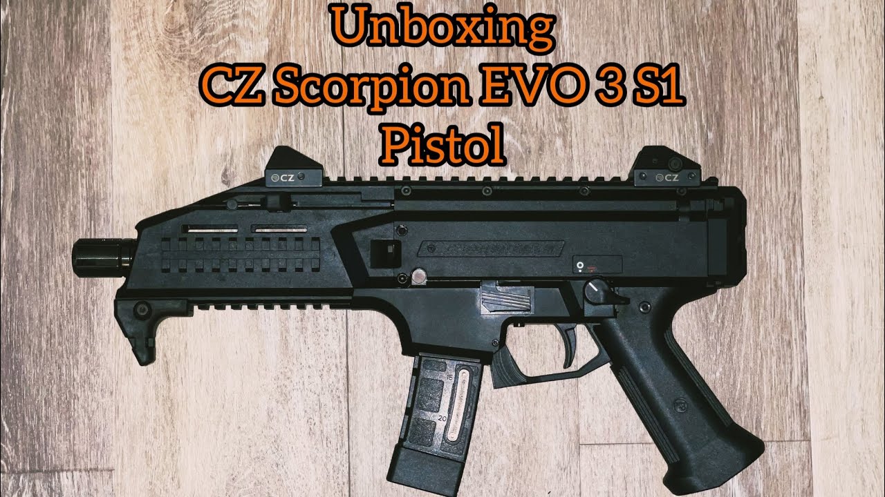 Unboxing CZ Scorpion EVO 3 S1 Pistol