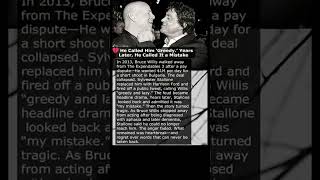 Stallone Regretted Public Bruce Willis Feud#shorts