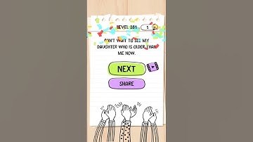 Brain Test tricky puzzles Level 281 [Help us! we can