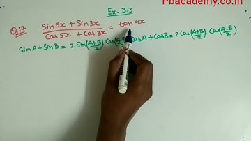 Chapter 3 Exercise 3.3 (Q17) Trigonometric Functions Class 11 Maths NCERT