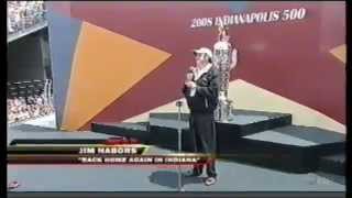 Jim Nabors - Back Home Again In Indiana (2008 Indianapolis 500)