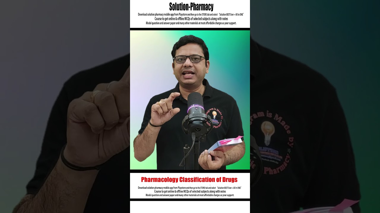 Pharmacology Classification of Drugs