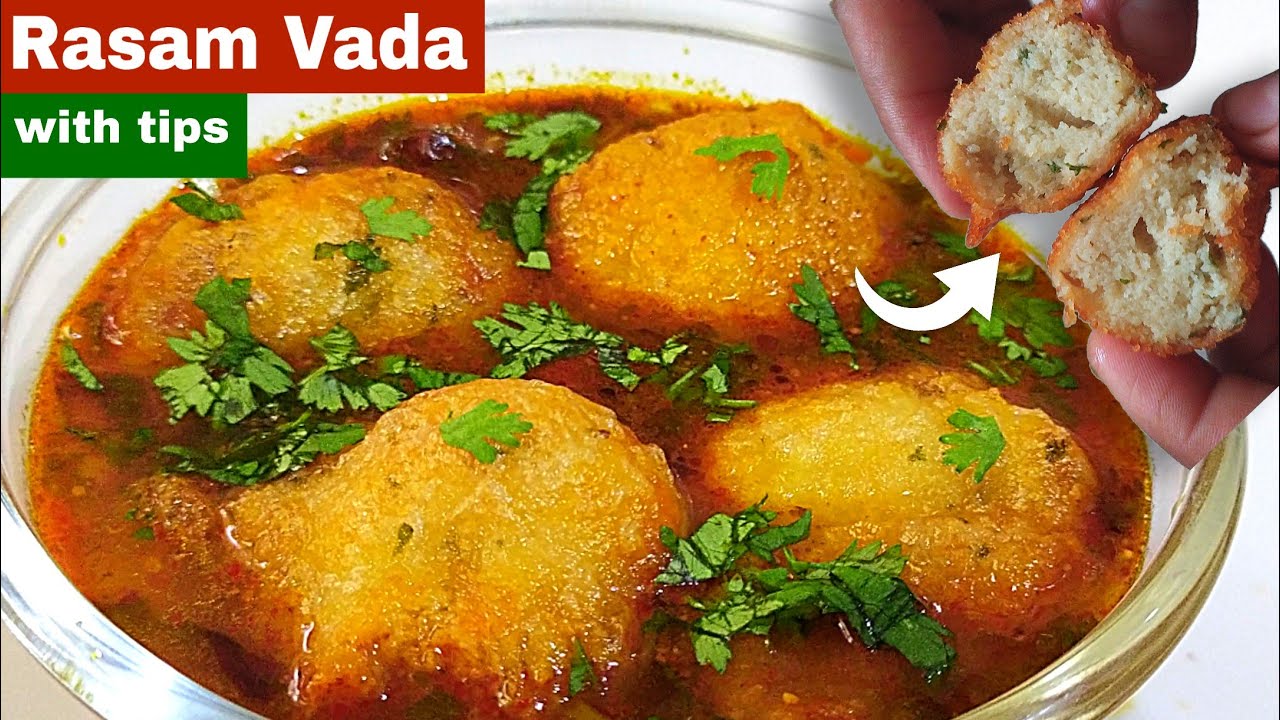जब कभी रोटी सब्जी खाने का ना हो मन बनाए यह रसम वड़ा जो 100% टेस्ट में बनेगा No.1|rasam vada recipe