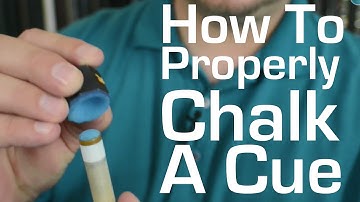 How to Properly Chalk a Pool Cue