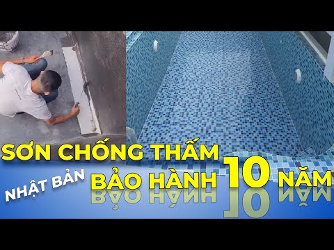Các bước thi công chống thấm hồ bơi sân thượng theo tiêu chuẩn Nhật Bản