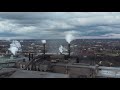 Drone flight over part of Cleveland&#39;s thriving &quot;Industrial Valley&quot;. Still making steel in the USA!