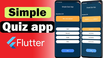 Quiz App | Flutter  Speed Code | 2024