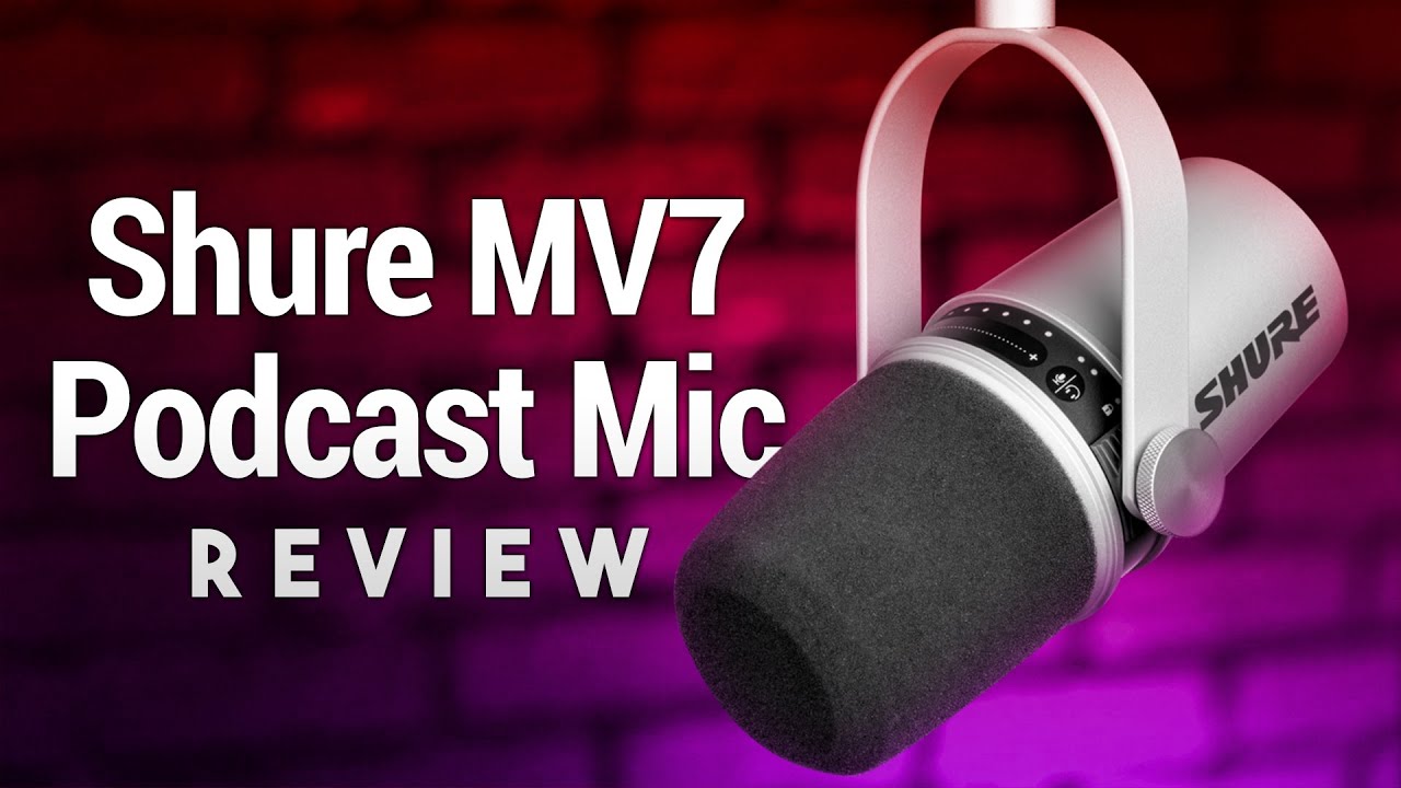 Shure MV7 USB Podcast Microphone - Silver