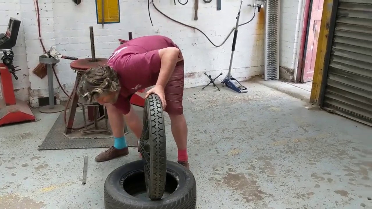 How To Fit a Beaded Edge Tyre At Home
