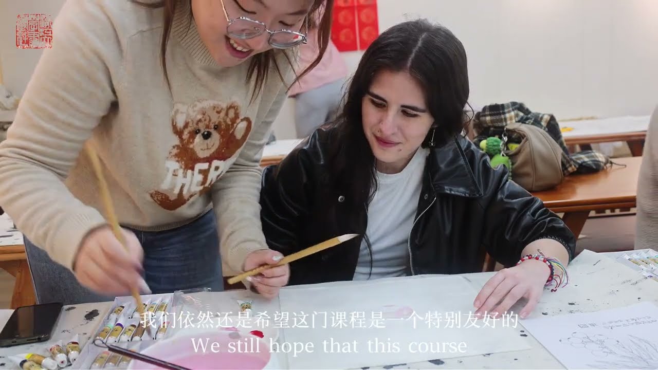 Can International Students Master Chinese Calligraphy? 👀 - YouTube