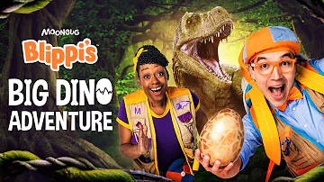 Blippi's Big Dino Adventure! Full Dinosaur MOVIE with Blippi and Meekah!