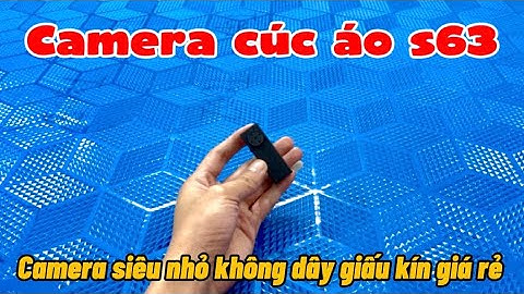 Camera cúc áo s63 , camera siêu nhỏ không dây mini giấu kín hình ảnh 4k kết nối từ xa mẫu 2026