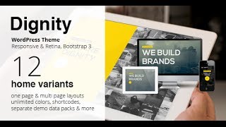 Download 'DIGNITY' - One Page Responsive Wordpress Portfolio Theme