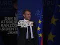 EMMANUEL MACRON: "Europa ist ..." So gut spricht Frankreichs Präsident deutsch I WELT #shorts