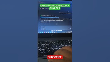 Sales Dashboard Excel + Chat gpt AI TRICKS #ai #aitricks #dashboard #exceltricks #techtips2025 #fyp