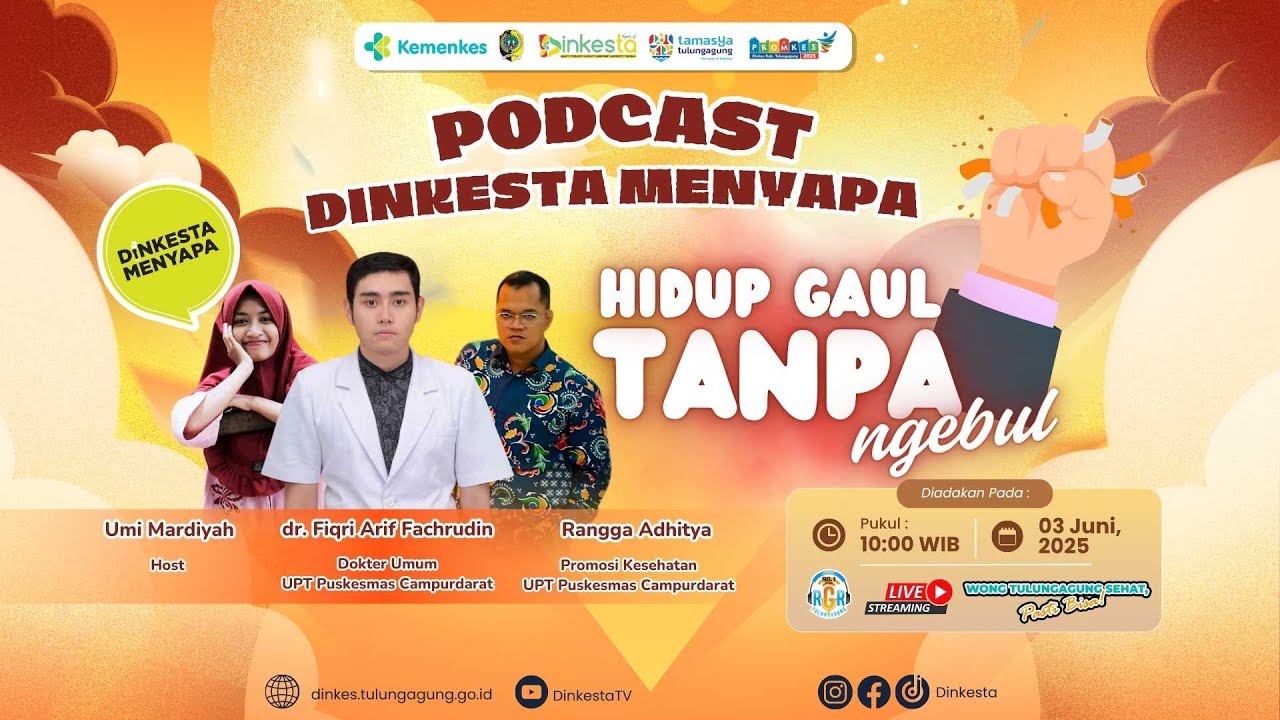 🔴GAUL TANPA NGEBUL❗️❗️| Podcast Dinkesta Menyapa EPS 138