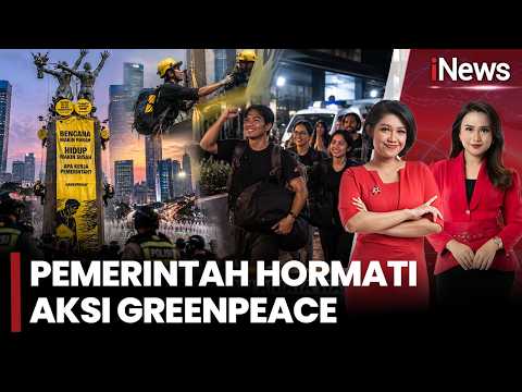 6 AKTIVIS GREENPEACE DIBEBASKAN! Pemerintah Hormati Aksi Kritik Krisis Iklim di Bundaran HI | 21/10