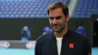 Great to see our 6 x AusOpen champion back at Melbourne Park  Welcome @rogerfederer and thank you fo screenshot 3