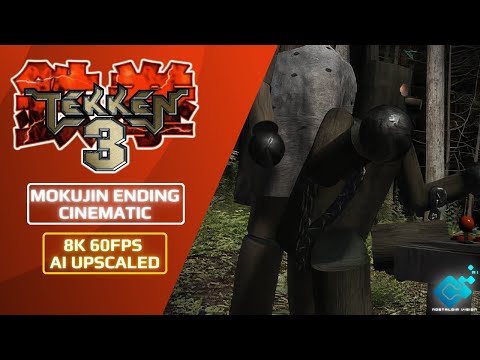TEKKEN 3 Mokujin Ending Movie 8K 60FPS Ai Upscaled