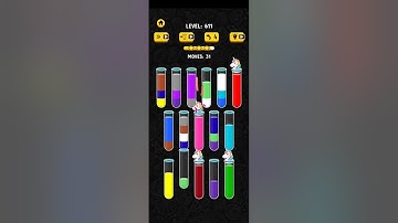 Map 611 Solution||Color Water Sort 3D!