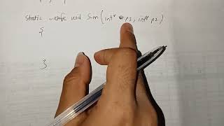 Passing pointer as parameter part 1