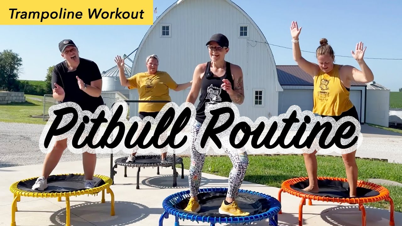 Pitbull Rebounder Workout | Learn a Fun Mini Trampoline Routine (All Bodies Welcome)